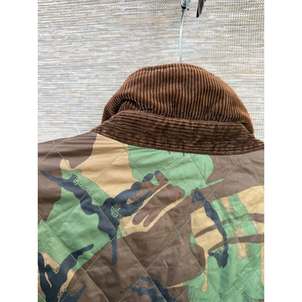 Polo Ralph Lauren Mens Jacket Green Size 3XB Reversible Quilted Camo Barn - Picture 13 of 16